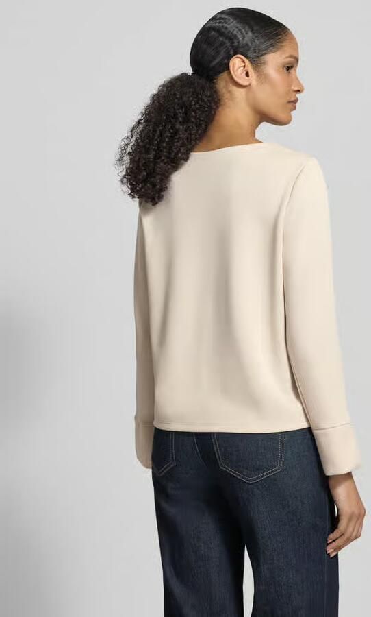 S.Oliver BLACK LABEL Regular fit sweatshirt met contrasterende naden - Foto 4