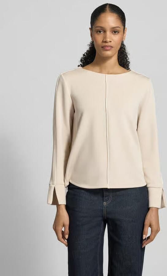 S.Oliver BLACK LABEL Regular fit sweatshirt met contrasterende naden - Foto 7