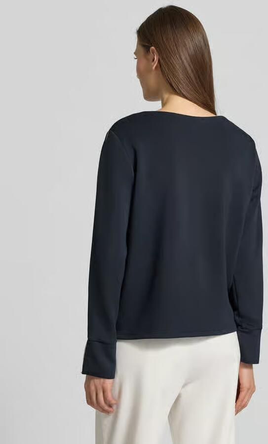 S.Oliver BLACK LABEL Regular fit sweatshirt met contrasterende naden - Foto 1