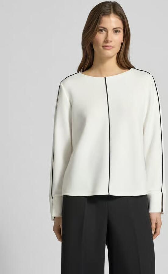 S.Oliver BLACK LABEL Regular fit sweatshirt met contrasterende naden - Foto 5