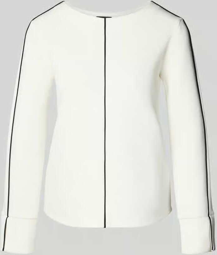 S.Oliver BLACK LABEL Regular fit sweatshirt met contrastnaden