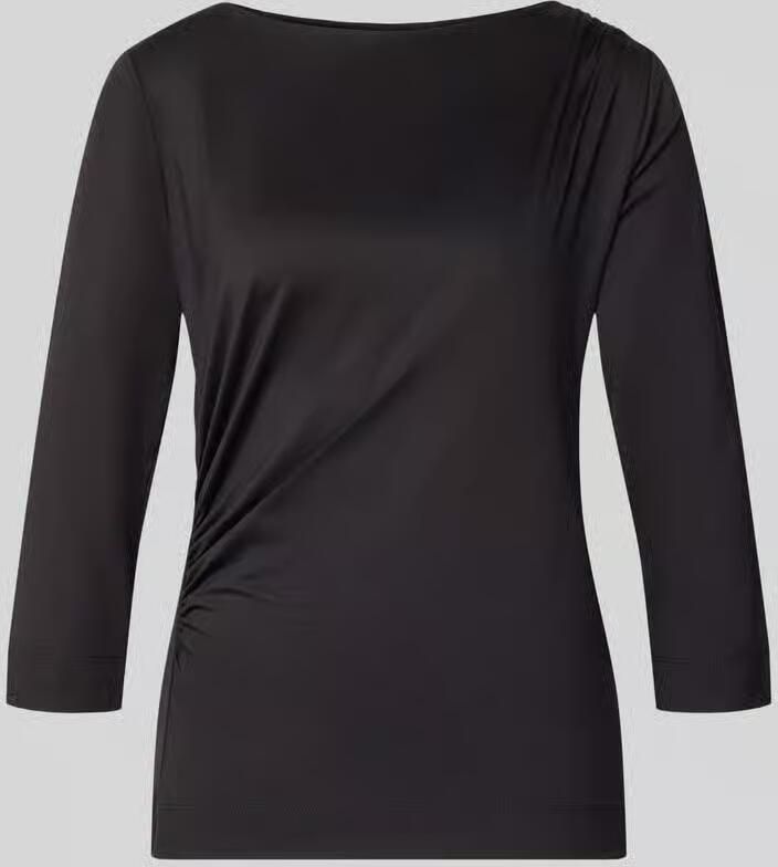 S.Oliver BLACK LABEL Regular fit t-shirt met boothals