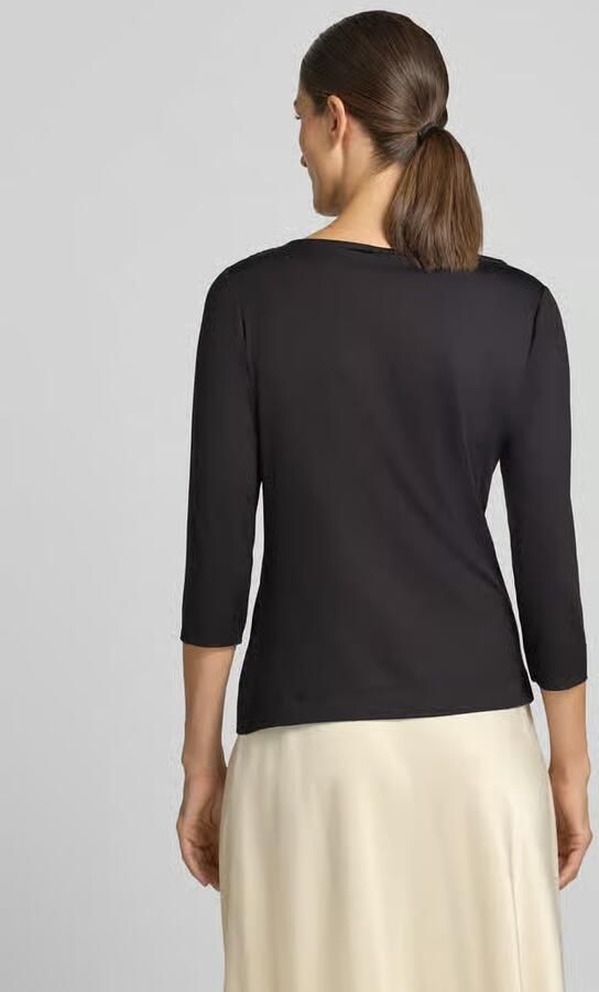 S.Oliver BLACK LABEL Regular fit t-shirt met boothals