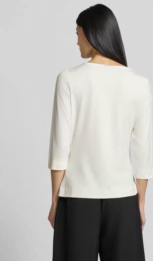 S.Oliver BLACK LABEL Regular fit t-shirt met boothals - Foto 3