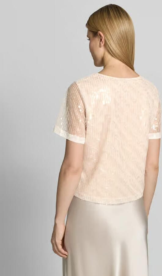 S.Oliver BLACK LABEL regular fit T-shirt met pailletten - Foto 3