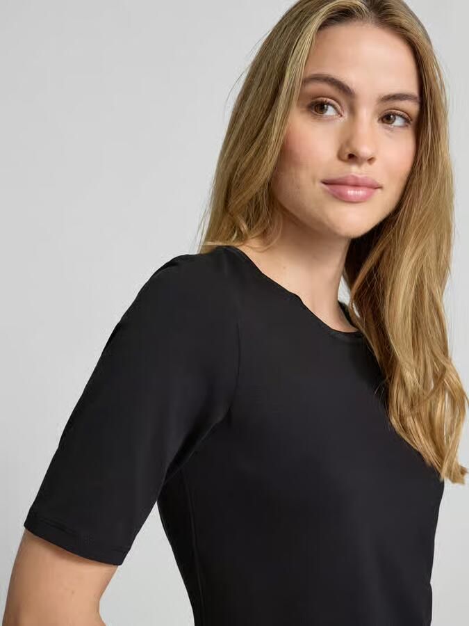 S.Oliver BLACK LABEL Regular fit T-shirt van katoenmix - Foto 2