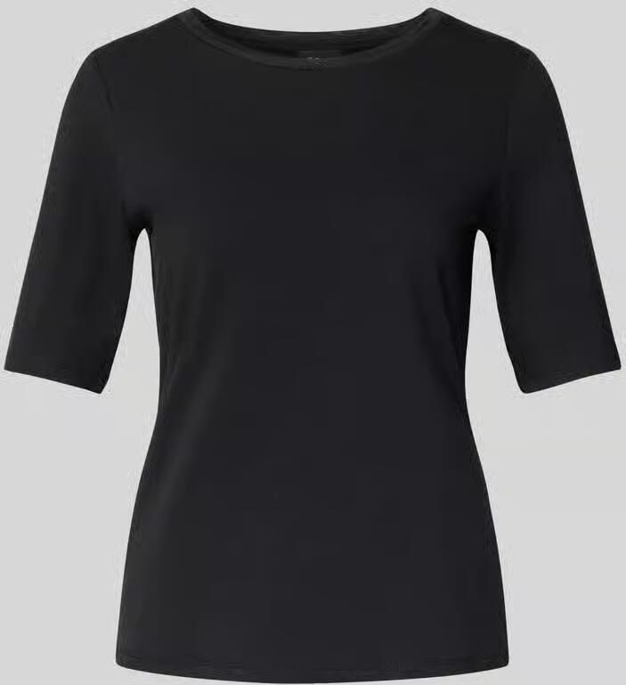 S.Oliver BLACK LABEL Regular fit T-shirt van katoenmix