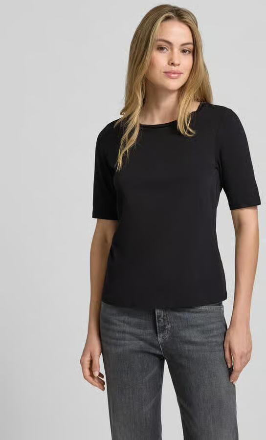 S.Oliver BLACK LABEL Regular fit T-shirt van katoenmix - Foto 2