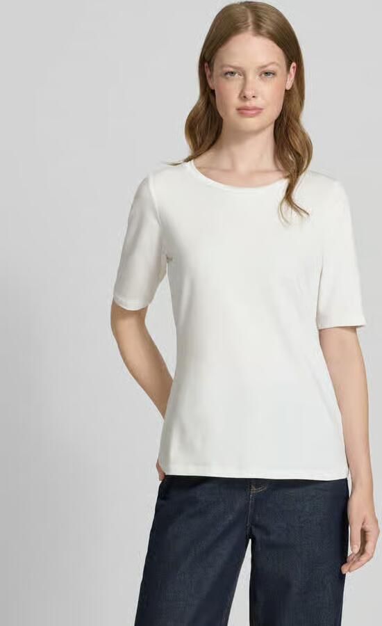S.Oliver BLACK LABEL Regular fit T-shirt van katoenmix - Foto 2