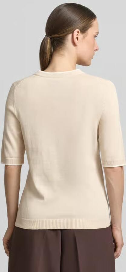S.Oliver BLACK LABEL regular fit t-shirt van mix van katoen en modal - Foto 6