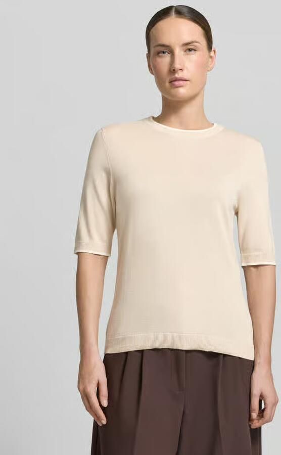 S.Oliver BLACK LABEL regular fit t-shirt van mix van katoen en modal - Foto 5