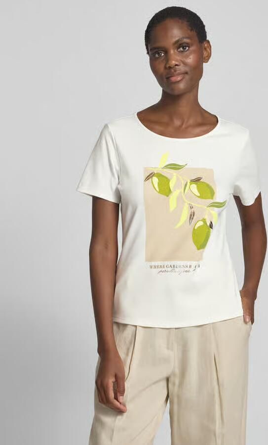 S.Oliver BLACK LABEL Regular fit T-shirt van puur katoen - Foto 2