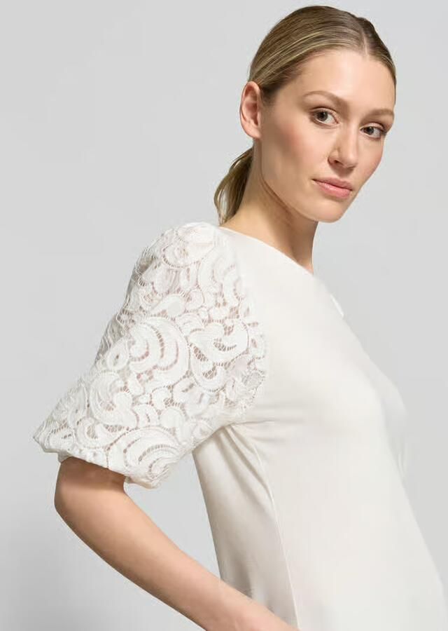S.Oliver BLACK LABEL regular fit T-shirt van viscosemix - Foto 3