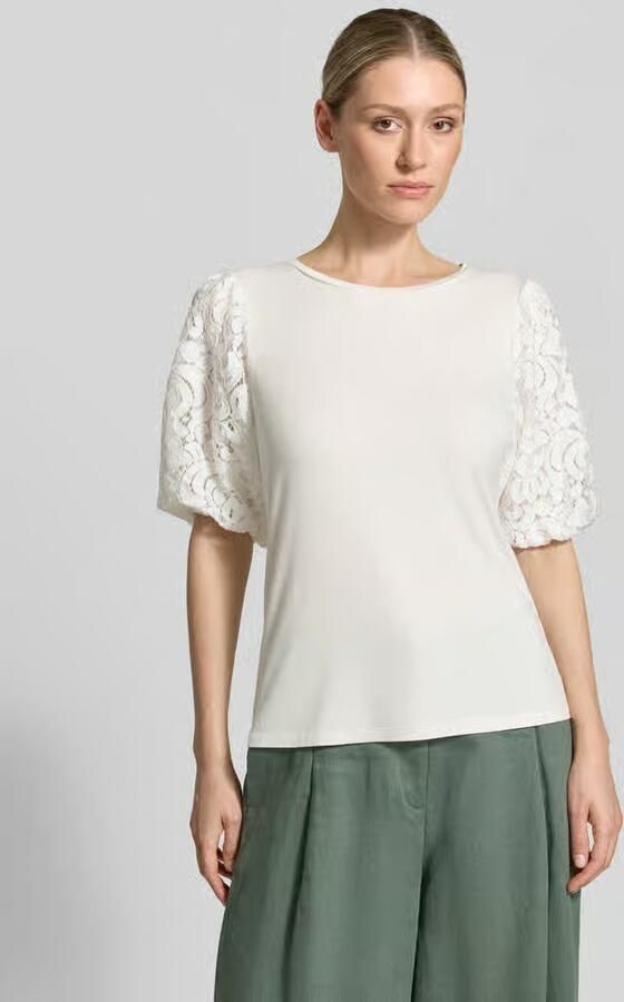 S.Oliver BLACK LABEL regular fit T-shirt van viscosemix - Foto 5