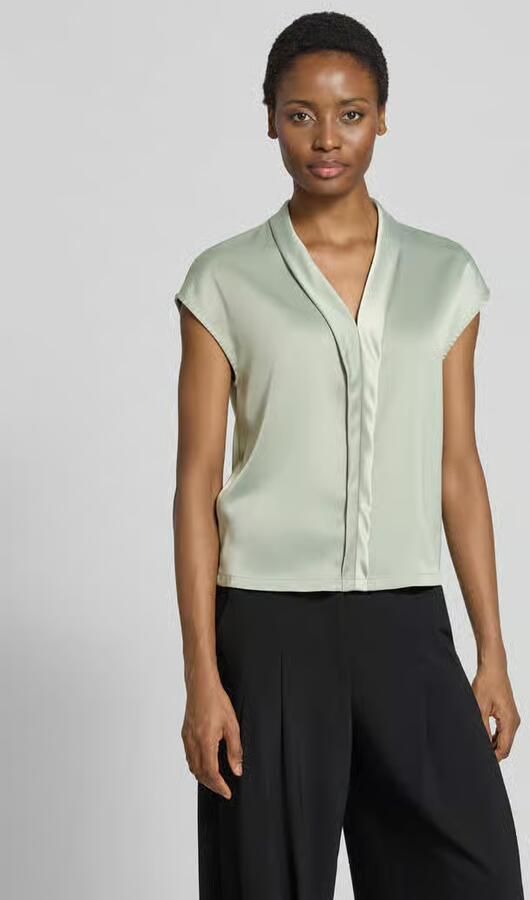 S.Oliver BLACK LABEL regular fit T-shirt van viscosemix - Foto 4