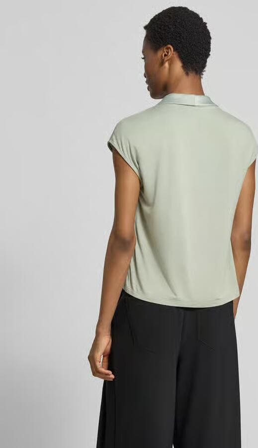 S.Oliver BLACK LABEL regular fit T-shirt van viscosemix - Foto 5