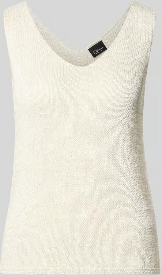 S.Oliver BLACK LABEL regular fit top in brei-look - Foto 2