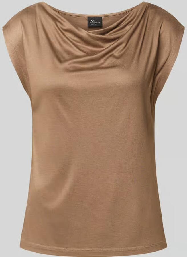 S.Oliver BLACK LABEL regular fit top van pure viscose - Foto 2