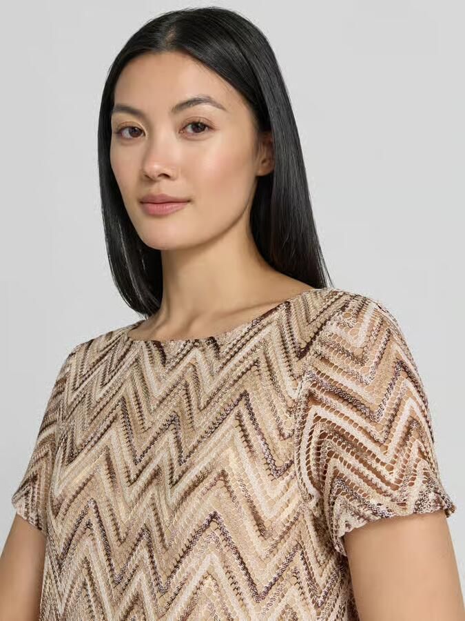 S.Oliver BLACK LABEL regular fit vrijetijdsjurk met ajourpatroon