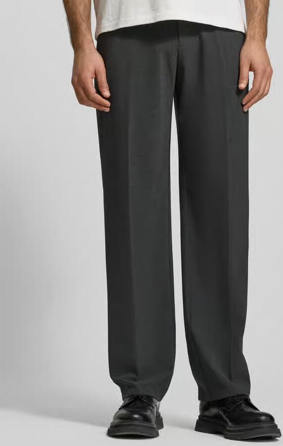 S.Oliver BLACK LABEL Regular Fit wijde broek met viscosegehalte - Foto 3