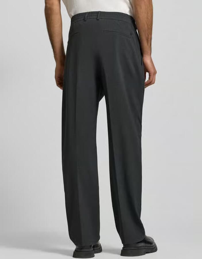 S.Oliver BLACK LABEL Regular Fit wijde broek met viscosegehalte