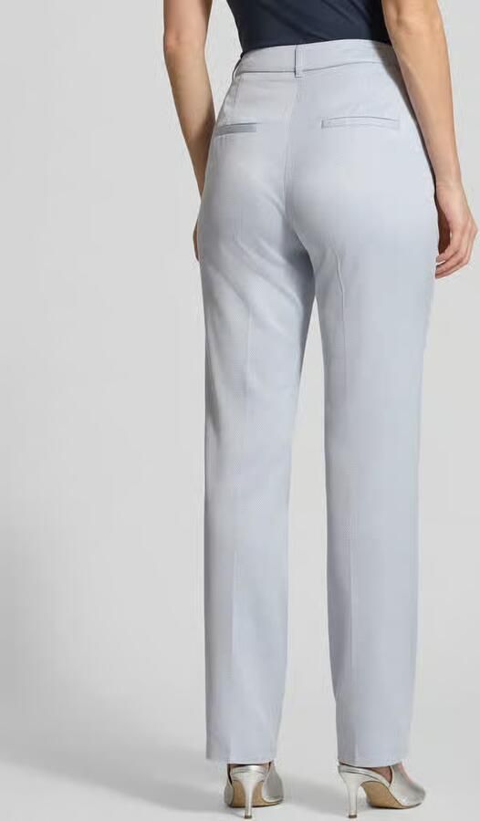 S.Oliver BLACK LABEL Regular Fit Wijde broek van viscosemix - Foto 2