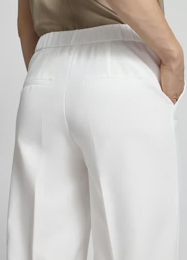 S.Oliver BLACK LABEL regular fit wijdte broek met persplooien