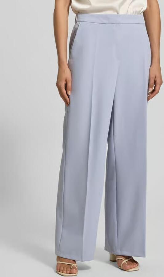 S.Oliver BLACK LABEL regular fit wijdte broek met persplooien - Foto 2