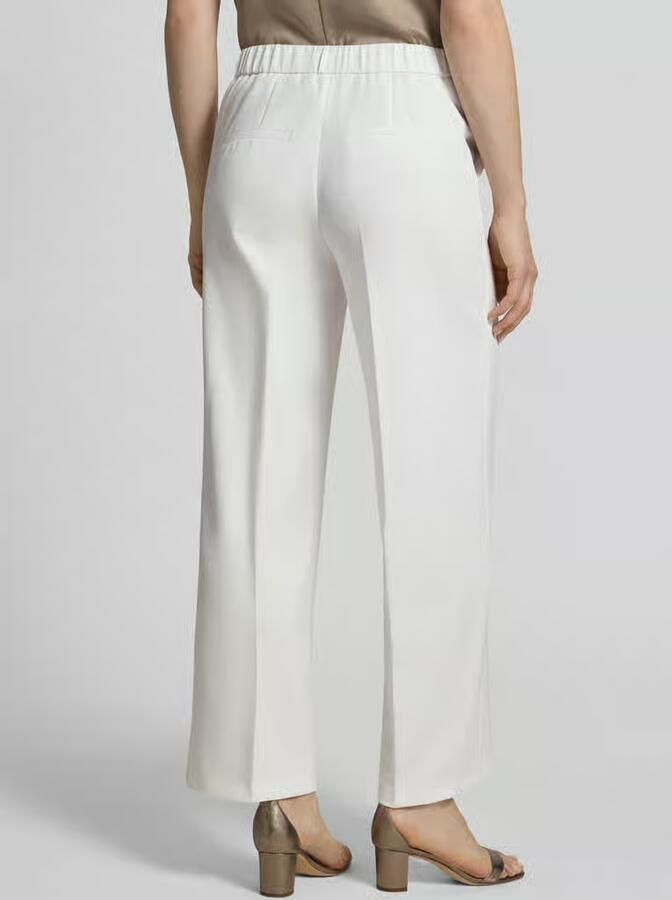 S.Oliver BLACK LABEL regular fit wijdte broek met persplooien - Foto 3