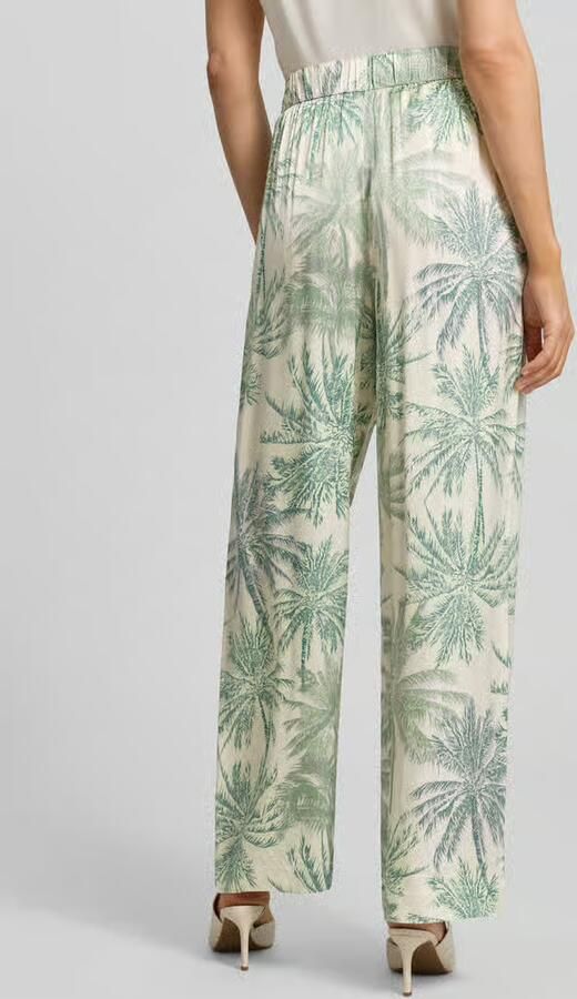 S.Oliver BLACK LABEL regular fit wijdte broek van pure viscose - Foto 3