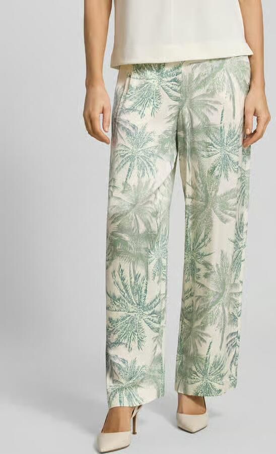 S.Oliver BLACK LABEL regular fit wijdte broek van pure viscose - Foto 2