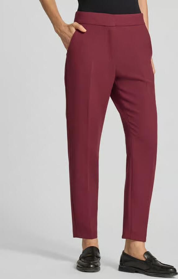S.Oliver BLACK LABEL Regular fit zakelijke broek met persplooi - Foto 2