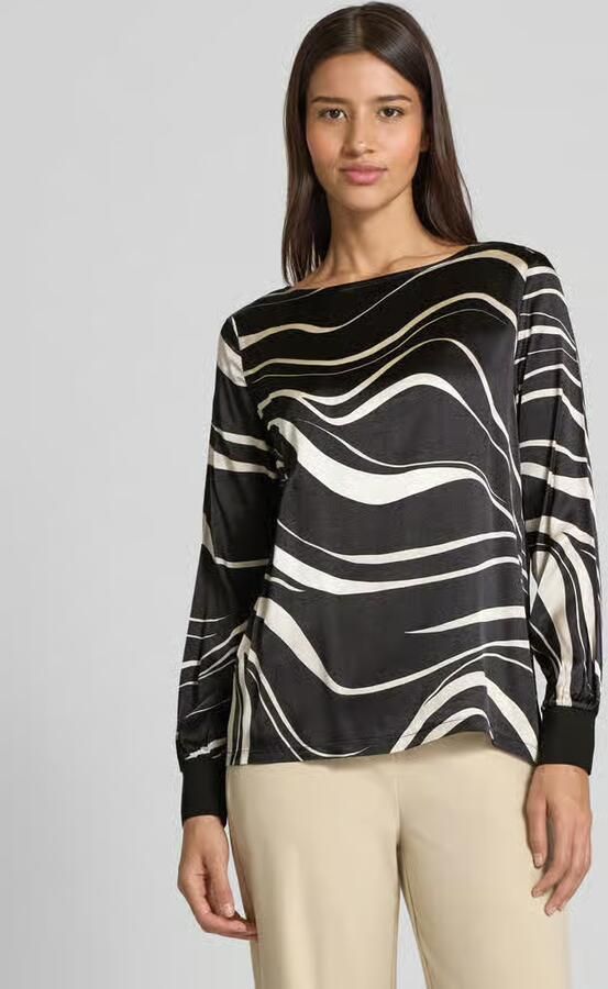 S.Oliver BLACK LABEL Relaxed fit blouse van pure viscose - Foto 4
