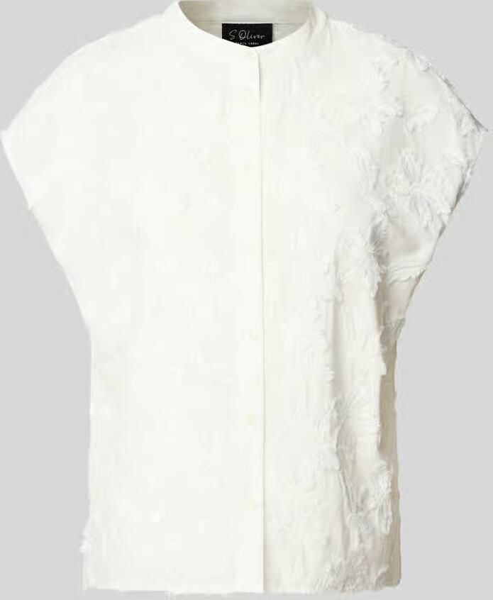 S.Oliver BLACK LABEL relaxed fit blousetop met katoen aandeel - Foto 2