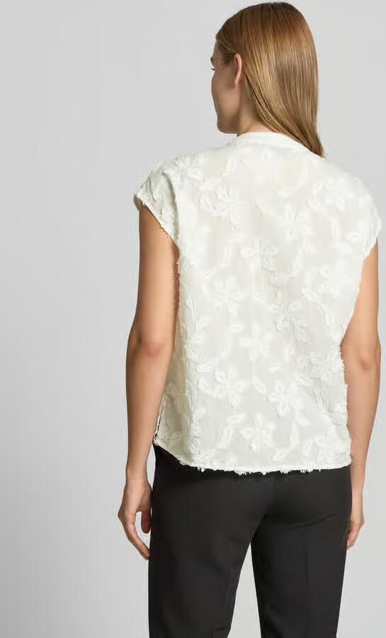 S.Oliver BLACK LABEL relaxed fit blousetop met katoen aandeel - Foto 3