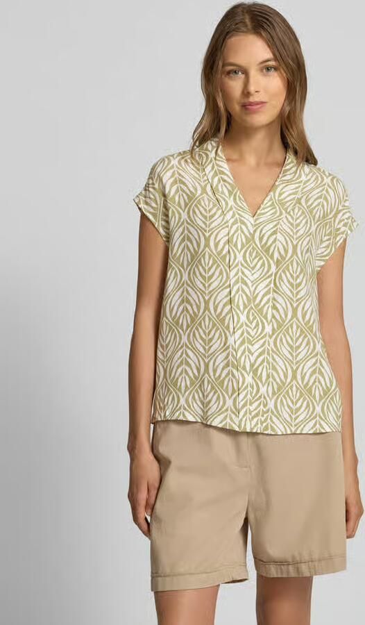 S.Oliver BLACK LABEL Blouse met korte mouwen met print all-over - Foto 2