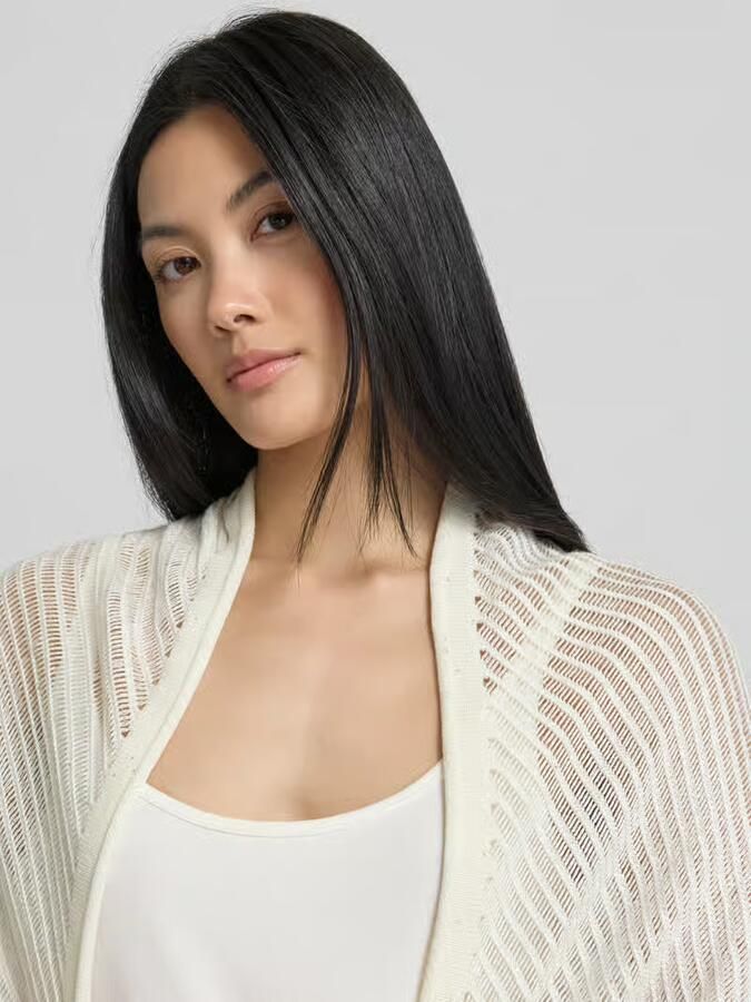 S.Oliver BLACK LABEL relaxed fit cardigan van mix van viscose met katoenanteil
