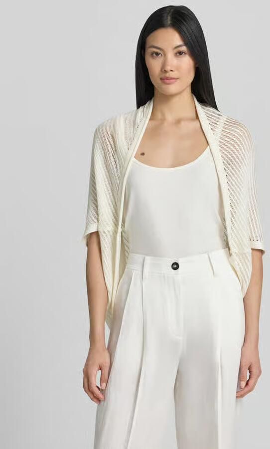 S.Oliver BLACK LABEL relaxed fit cardigan van mix van viscose met katoenanteil - Foto 2