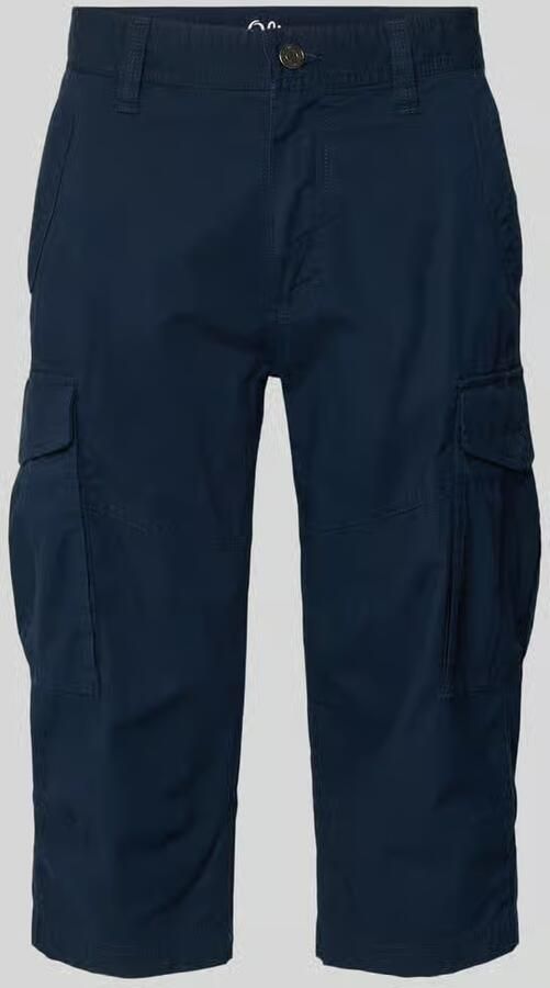 S.Oliver BLACK LABEL relaxed fit cargoshorts van katoenmix