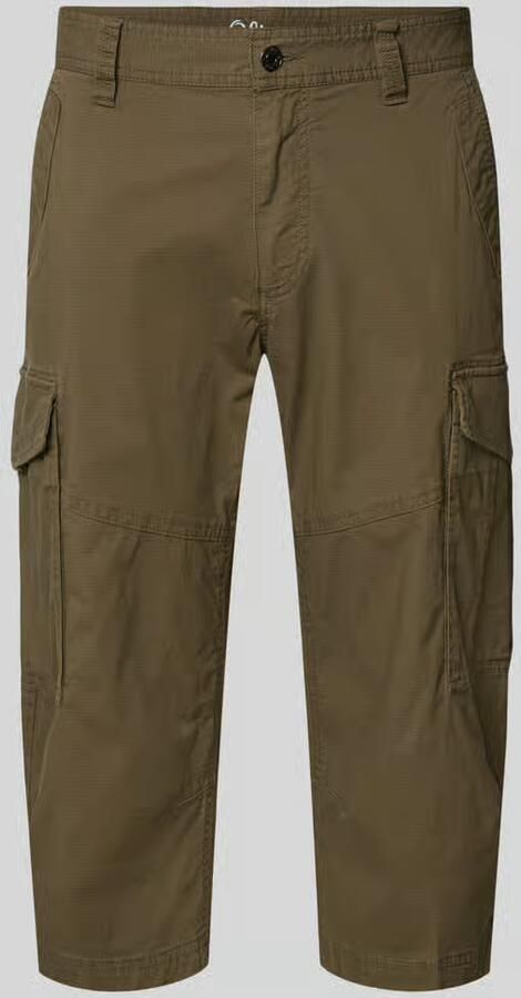 S.Oliver BLACK LABEL relaxed fit cargoshorts van katoenmix