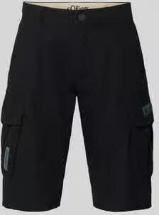S.Oliver BLACK LABEL relaxed fit cargoshorts van puur katoen