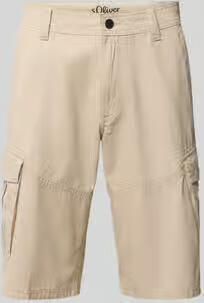 S.Oliver BLACK LABEL relaxed fit cargoshorts van puur katoen
