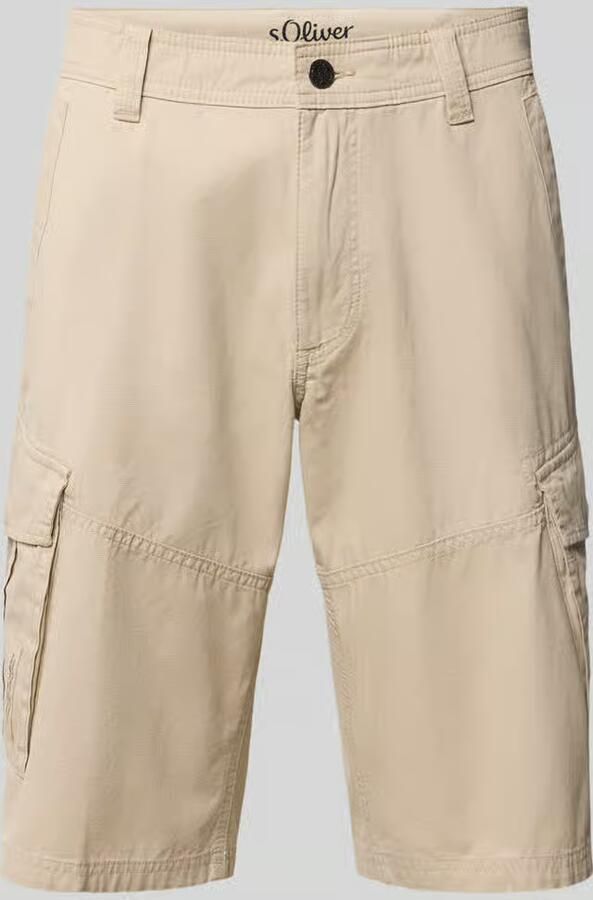 S.Oliver BLACK LABEL relaxed fit cargoshorts van puur katoen - Foto 2