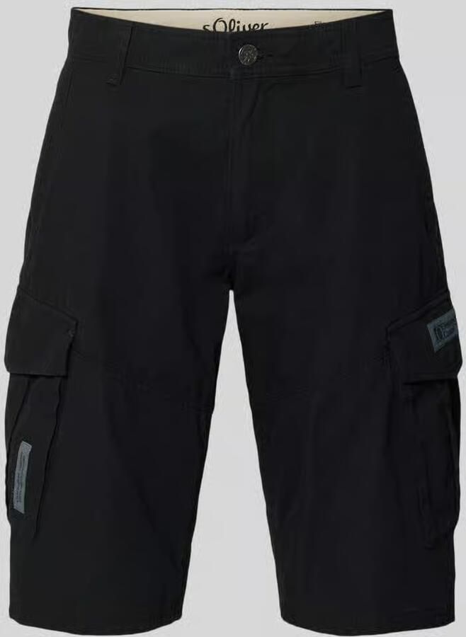 S.Oliver BLACK LABEL relaxed fit cargoshorts van puur katoen - Foto 2