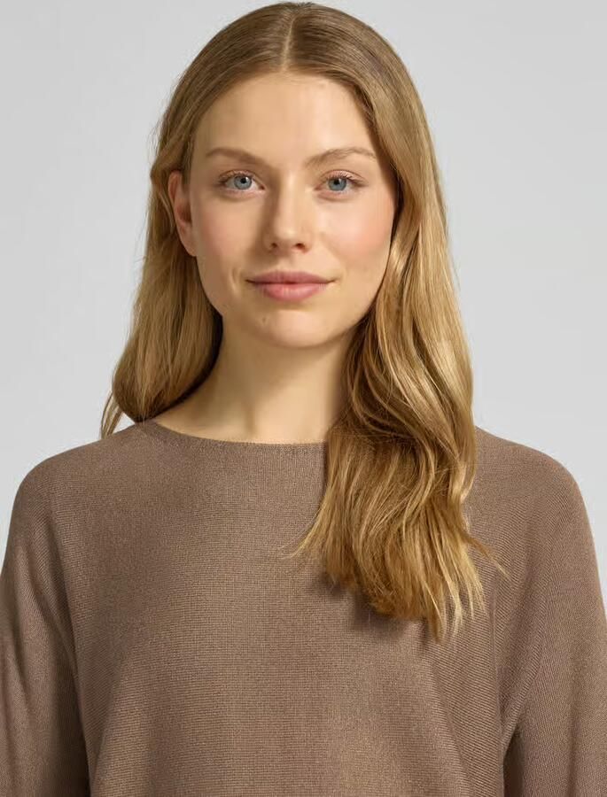 S.Oliver BLACK LABEL relaxed fit gebreide pullover van viscosemix met glittergaren