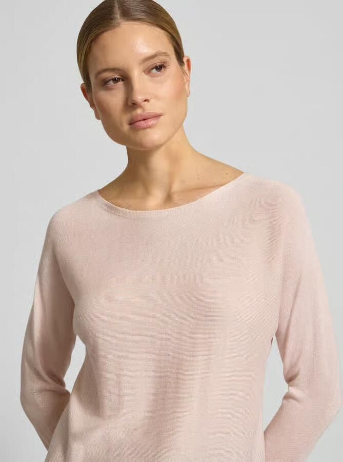S.Oliver BLACK LABEL relaxed fit gebreide pullover van viscosemix met glittergaren