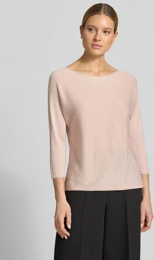 S.Oliver BLACK LABEL relaxed fit gebreide pullover van viscosemix met glittergaren - Foto 4