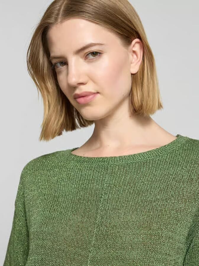 S.Oliver BLACK LABEL relaxed fit pullover met boothals