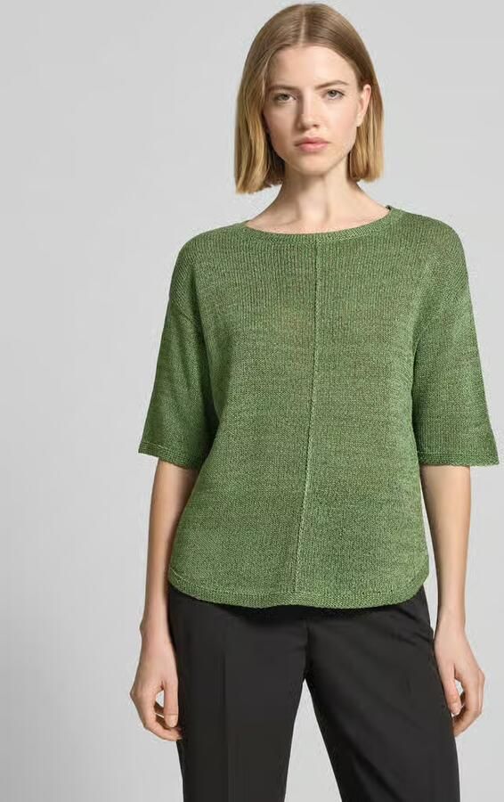 S.Oliver BLACK LABEL relaxed fit pullover met boothals - Foto 2