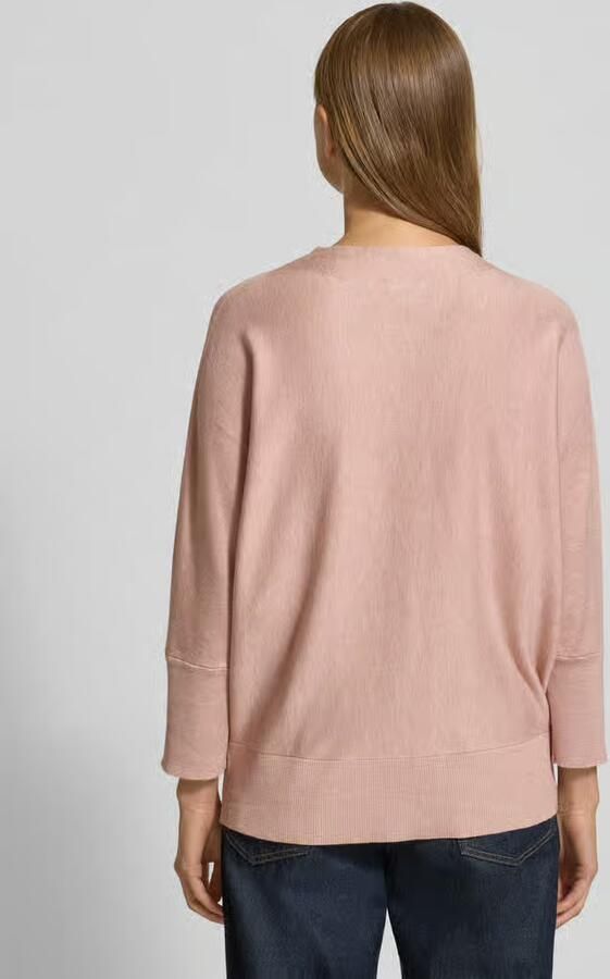 S.Oliver BLACK LABEL Relaxed fit pullover met turtleneck van viscosemix